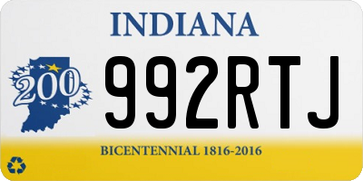 IN license plate 992RTJ