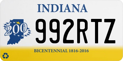 IN license plate 992RTZ