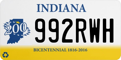 IN license plate 992RWH