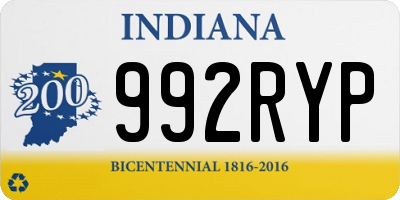 IN license plate 992RYP