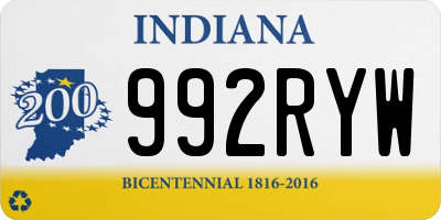 IN license plate 992RYW