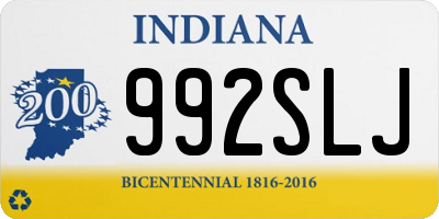 IN license plate 992SLJ