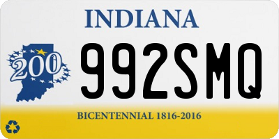 IN license plate 992SMQ