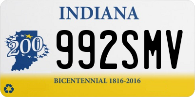 IN license plate 992SMV