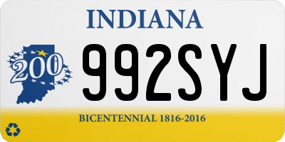 IN license plate 992SYJ