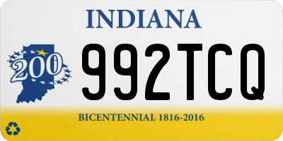 IN license plate 992TCQ