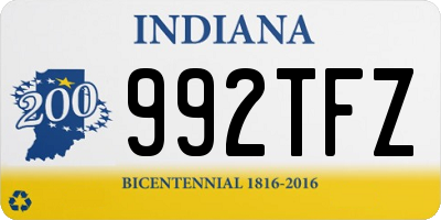 IN license plate 992TFZ