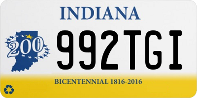 IN license plate 992TGI