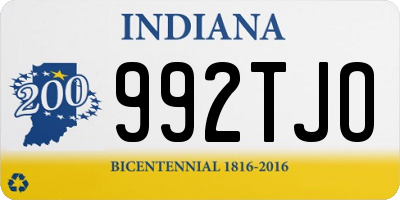 IN license plate 992TJO