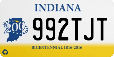 IN license plate 992TJT