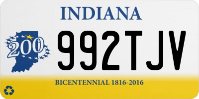 IN license plate 992TJV