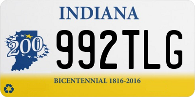 IN license plate 992TLG