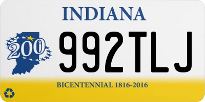 IN license plate 992TLJ