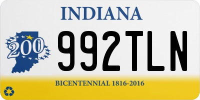 IN license plate 992TLN