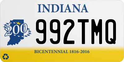 IN license plate 992TMQ