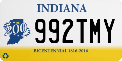 IN license plate 992TMY