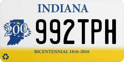 IN license plate 992TPH