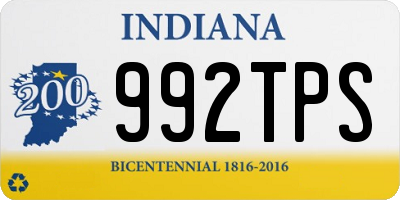 IN license plate 992TPS