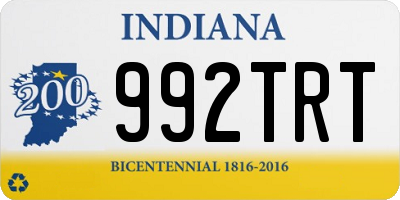 IN license plate 992TRT