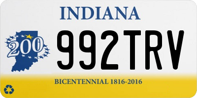 IN license plate 992TRV