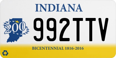 IN license plate 992TTV