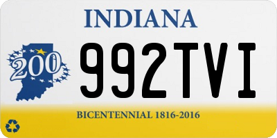 IN license plate 992TVI