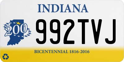 IN license plate 992TVJ