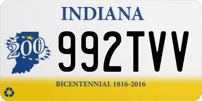 IN license plate 992TVV