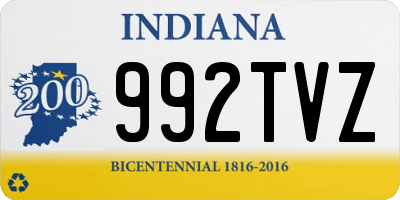 IN license plate 992TVZ