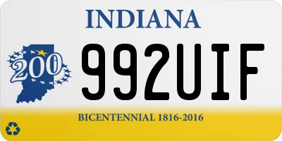 IN license plate 992UIF