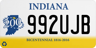 IN license plate 992UJB