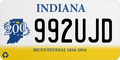 IN license plate 992UJD