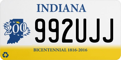 IN license plate 992UJJ