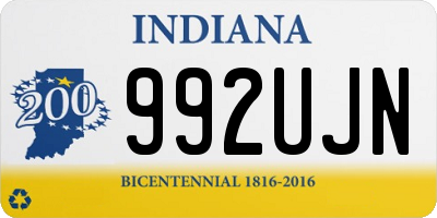 IN license plate 992UJN