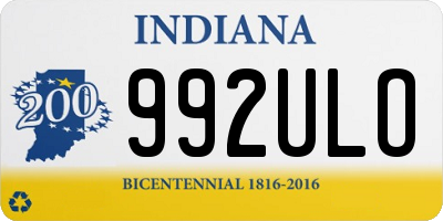 IN license plate 992ULO