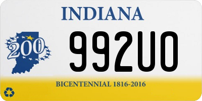 IN license plate 992UO