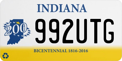 IN license plate 992UTG