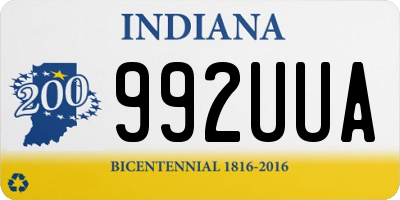 IN license plate 992UUA
