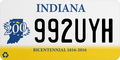 IN license plate 992UYH