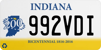 IN license plate 992VDI