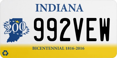 IN license plate 992VEW