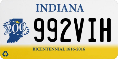 IN license plate 992VIH