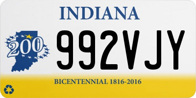 IN license plate 992VJY