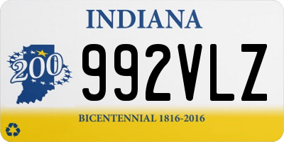 IN license plate 992VLZ