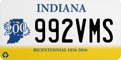 IN license plate 992VMS