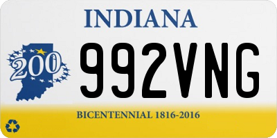 IN license plate 992VNG