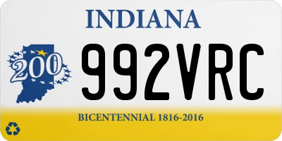 IN license plate 992VRC