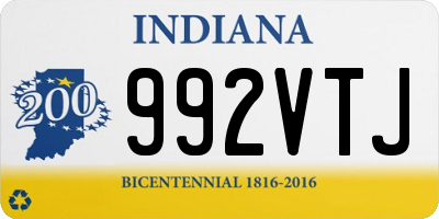 IN license plate 992VTJ