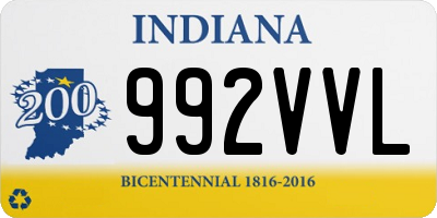 IN license plate 992VVL