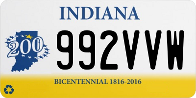 IN license plate 992VVW